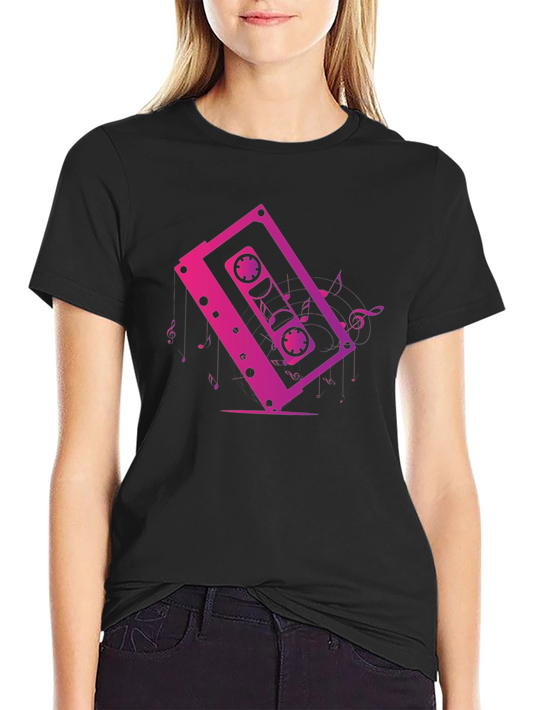 Retro Cassette Tape Music T-Shirt