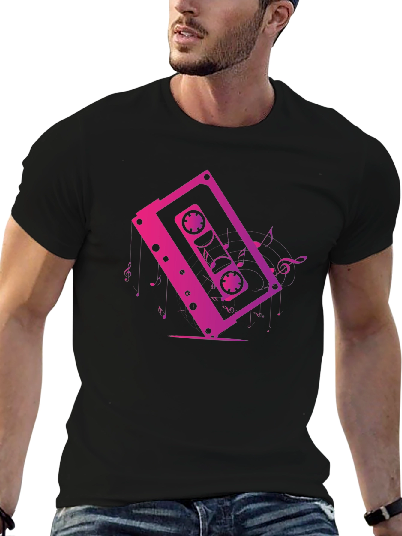 Retro Cassette Tape Music T-Shirt