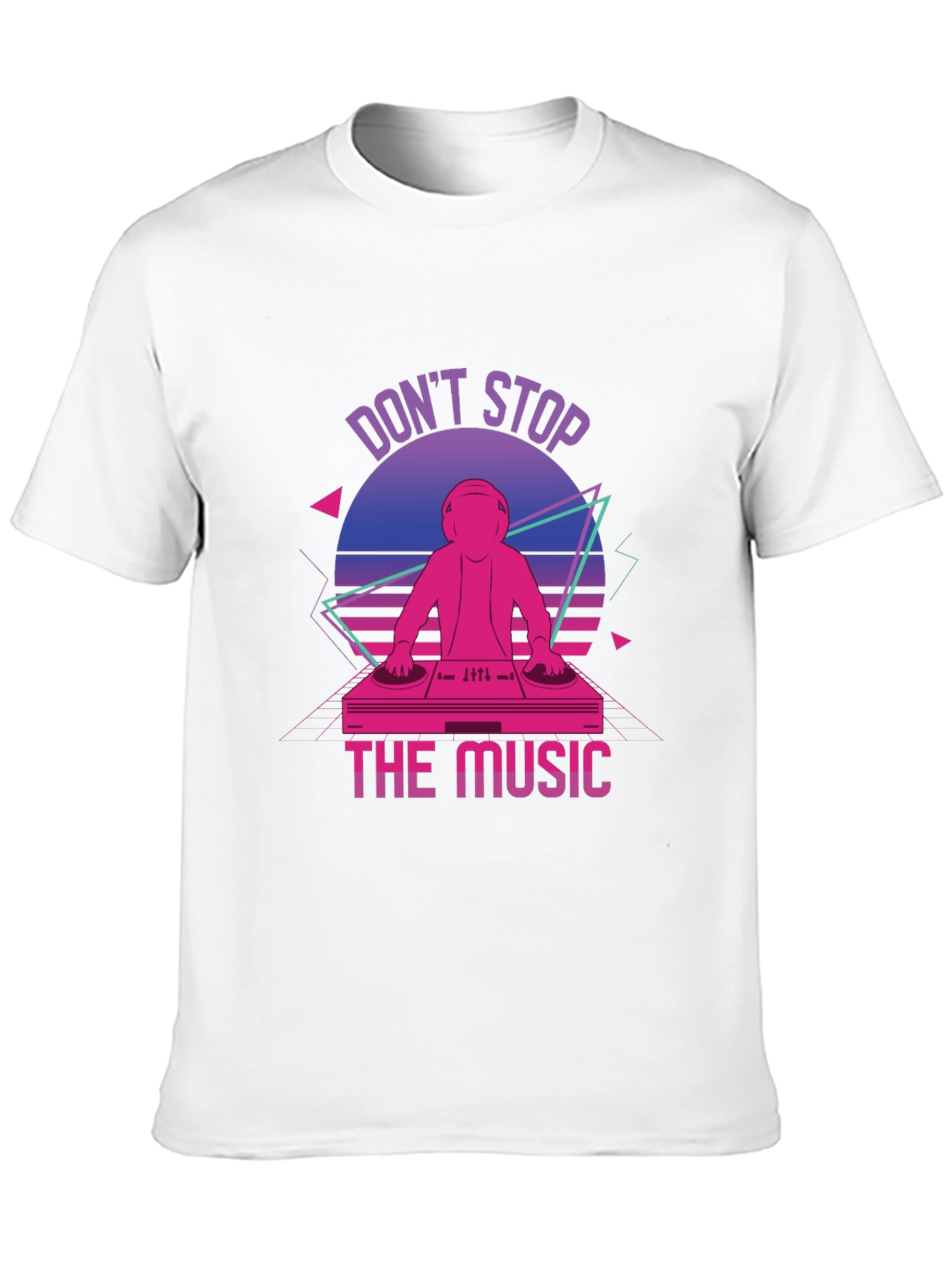 Retro DJ T-Shirt - Dont Stop The Music!