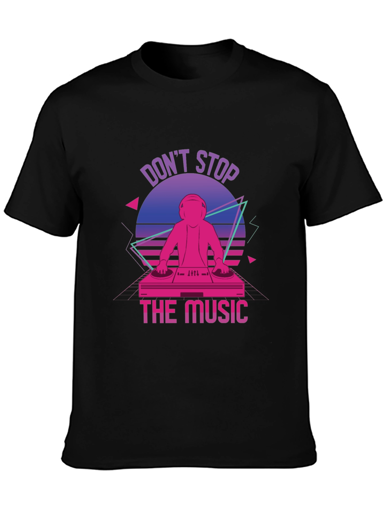Retro DJ T-Shirt - Dont Stop The Music!