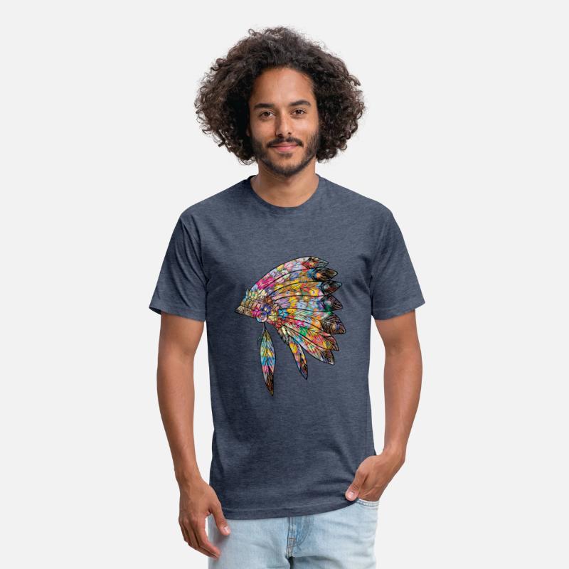 native american chief hat T-Shirt