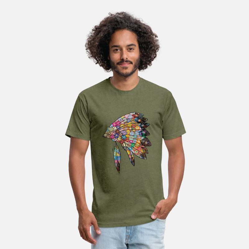 native american chief hat T-Shirt