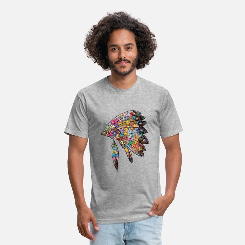 native american chief hat T-Shirt