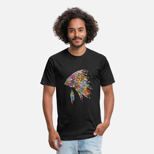 native american chief hat T-Shirt