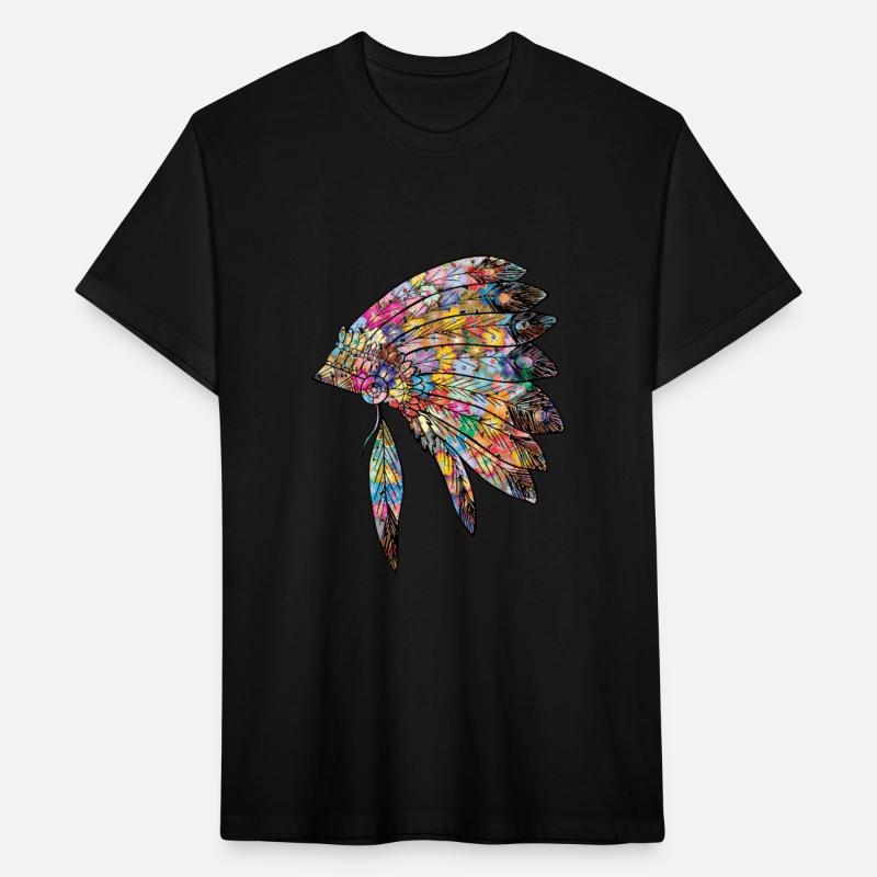 native american chief hat T-Shirt