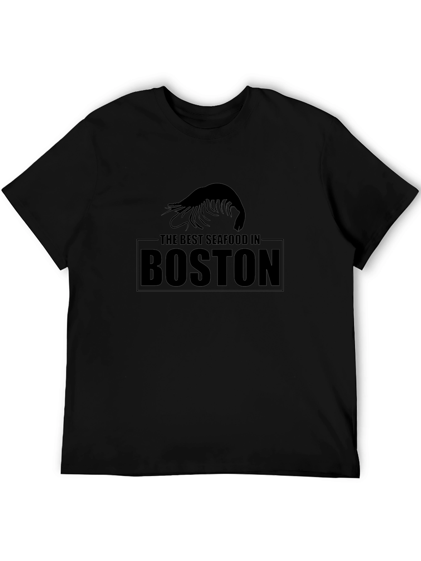 Best Seafood in Boston T-Shirt - Black