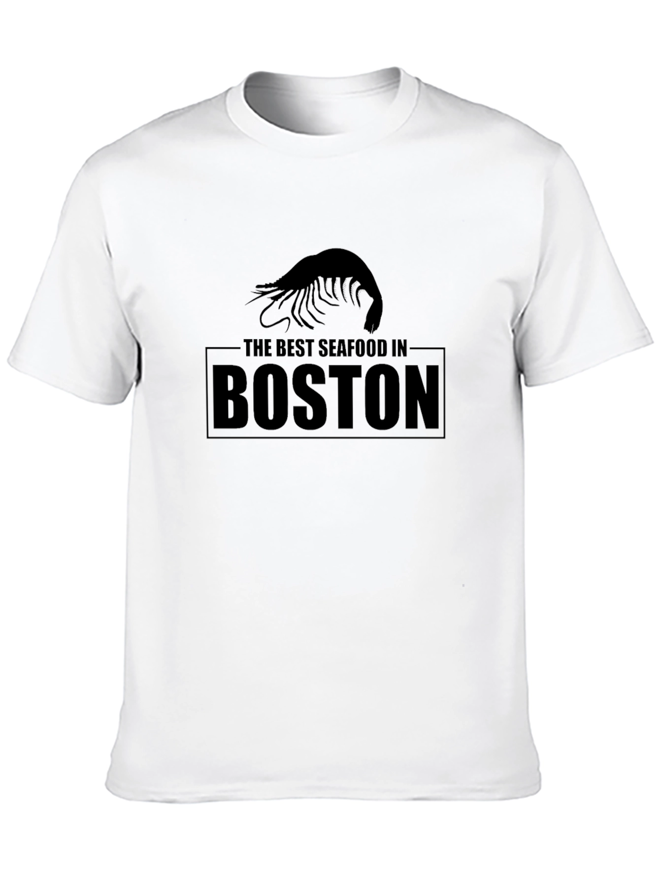 Best Seafood in Boston T-Shirt - Black
