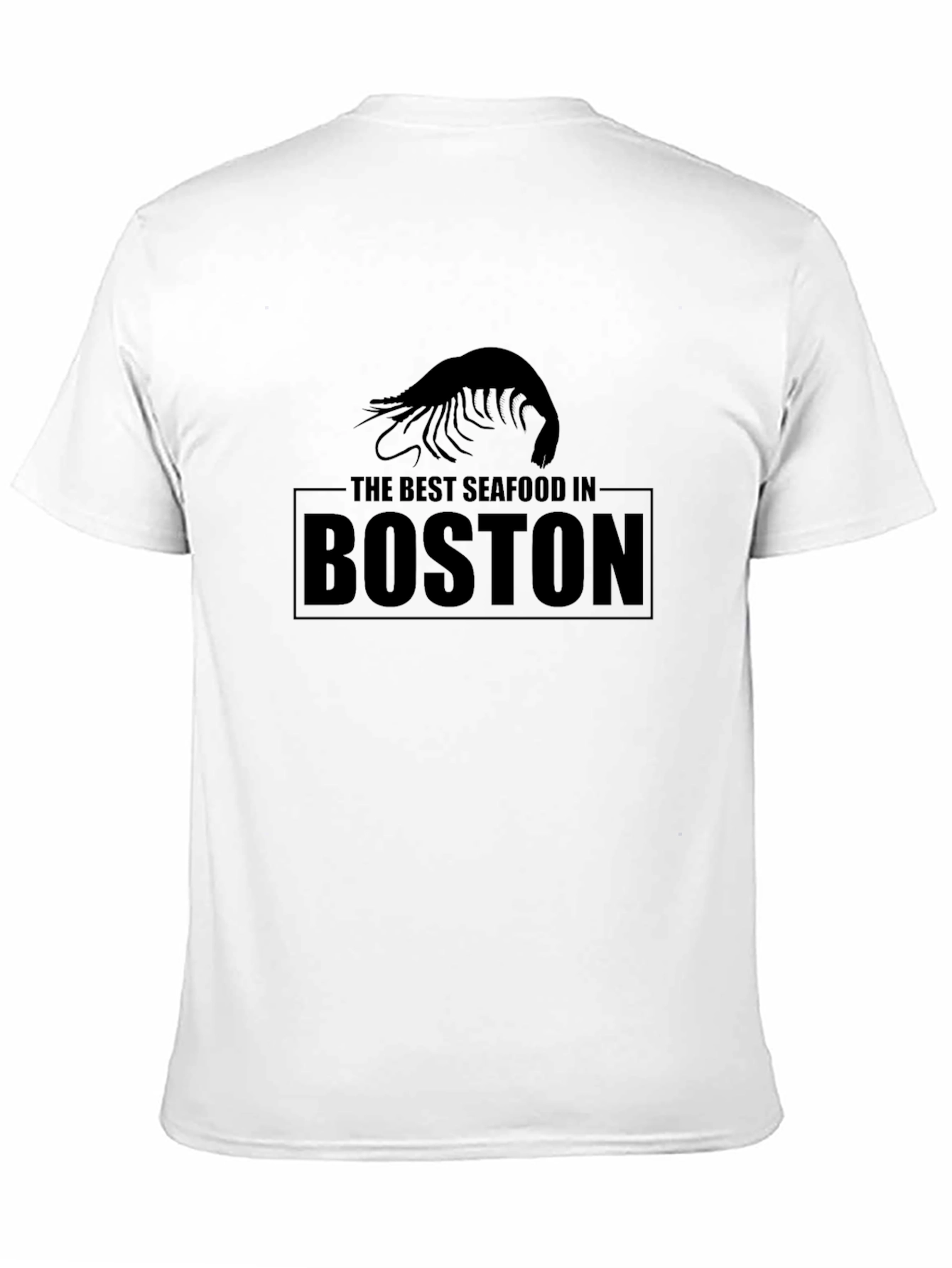 Best Seafood in Boston T-Shirt - Black