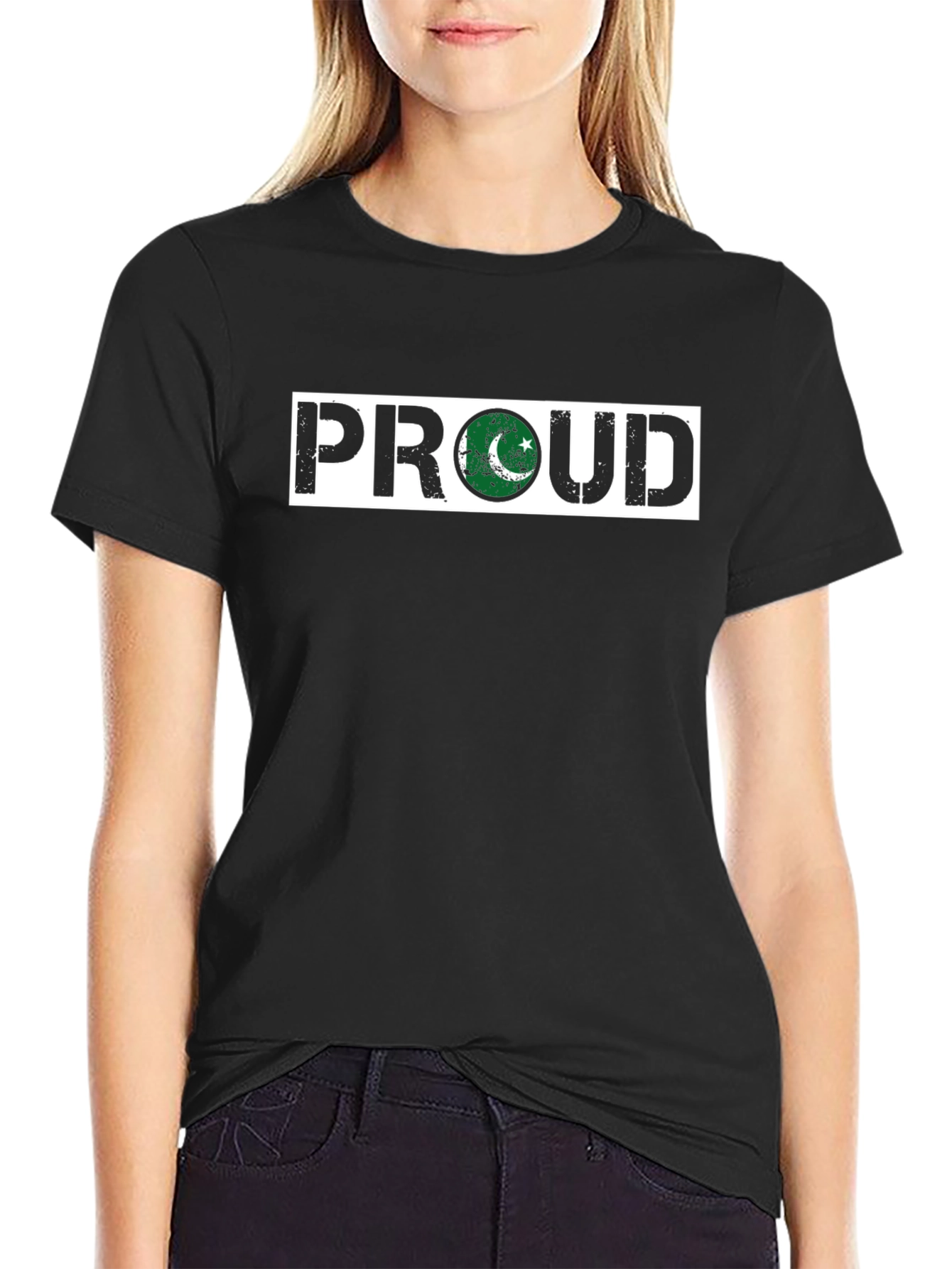 Proud Pakistan T-Shirt - Black Patriotic Tee