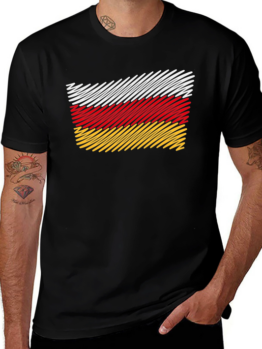 South Ossetia Flag Scribble T-Shirt