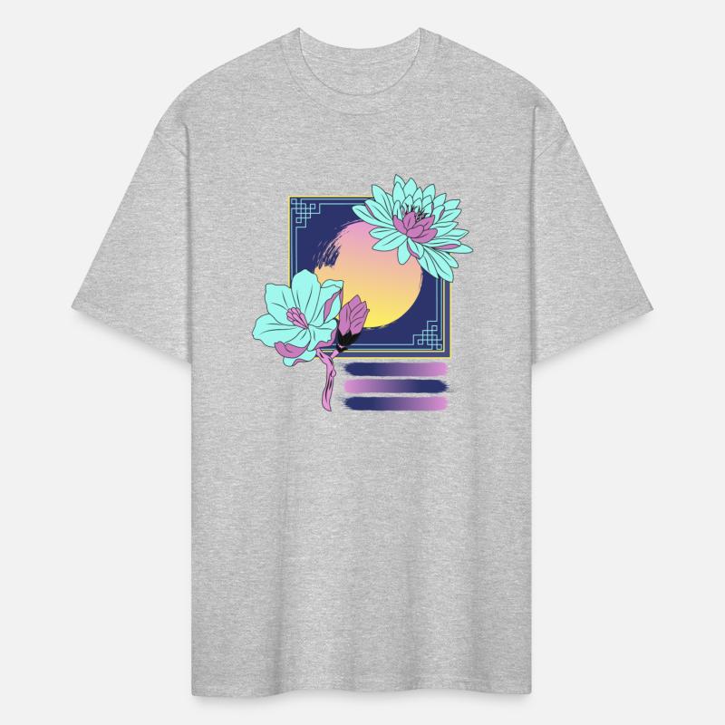 Neon Floral Sunset