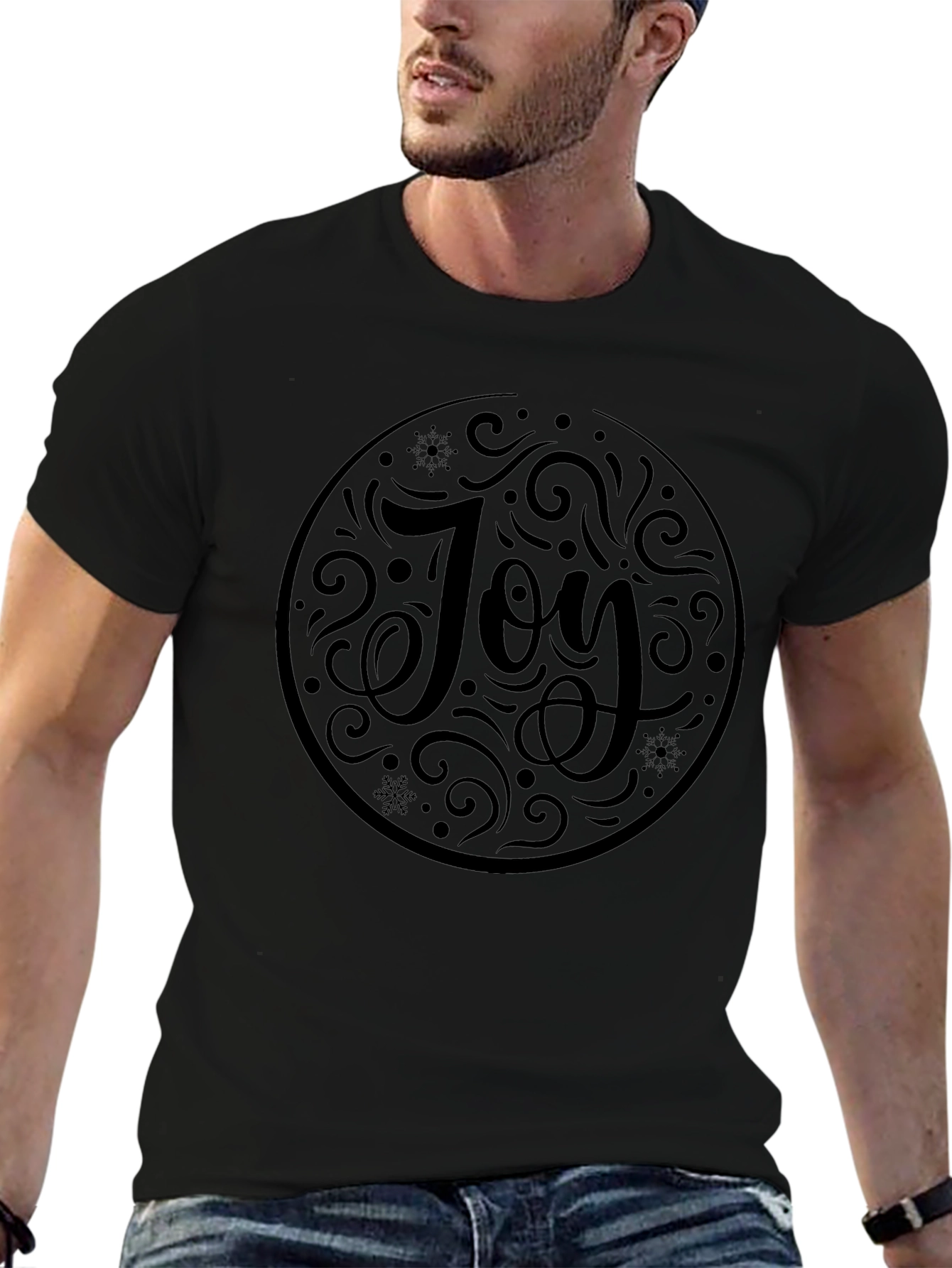 Joy Graphic Tee - Mens Black T-Shirt