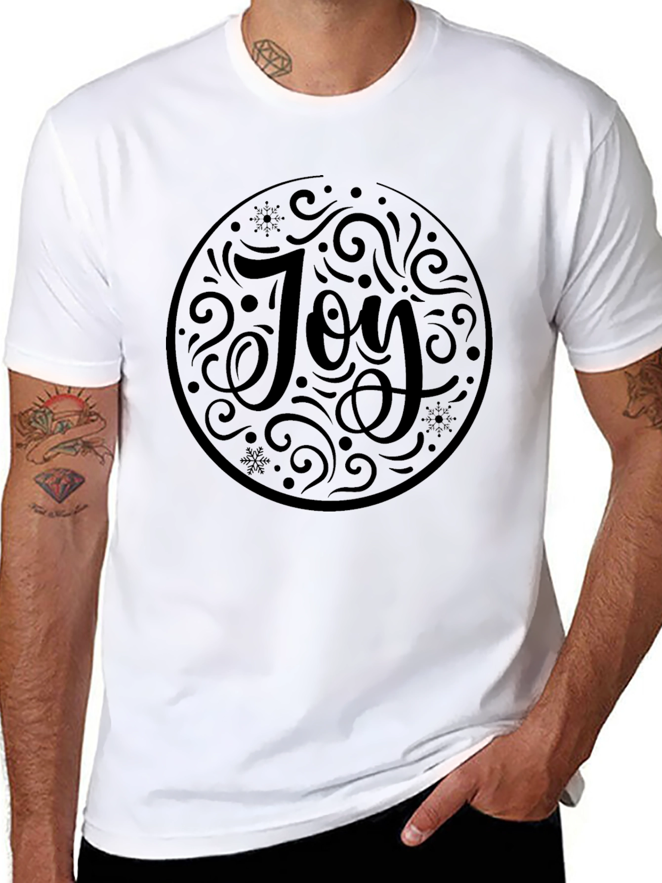 Joy Graphic Tee - Mens Black T-Shirt