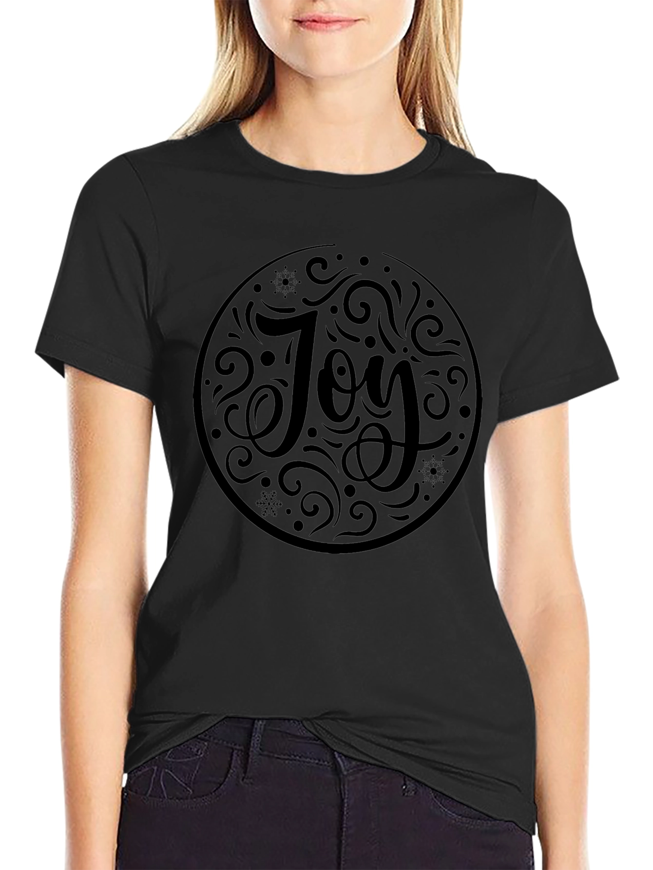 Joy Graphic Tee - Mens Black T-Shirt