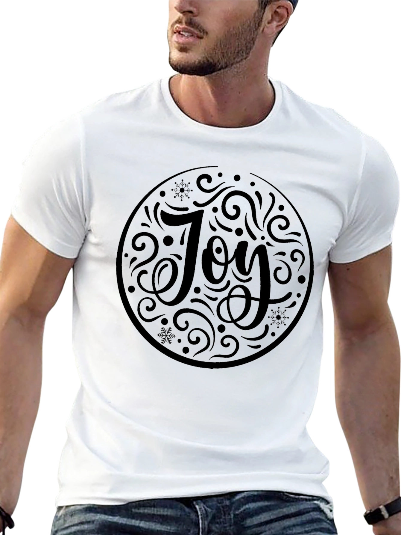 Joy Graphic Tee - Mens Black T-Shirt