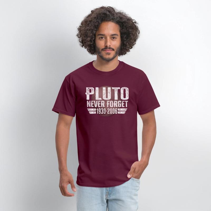 Never Forget Pluto Design Retro Style Funny Space