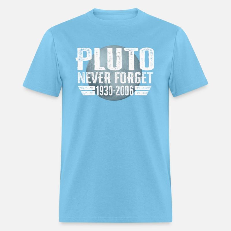 Never Forget Pluto Design Retro Style Funny Space