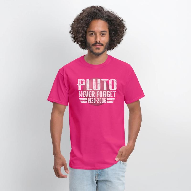 Never Forget Pluto Design Retro Style Funny Space