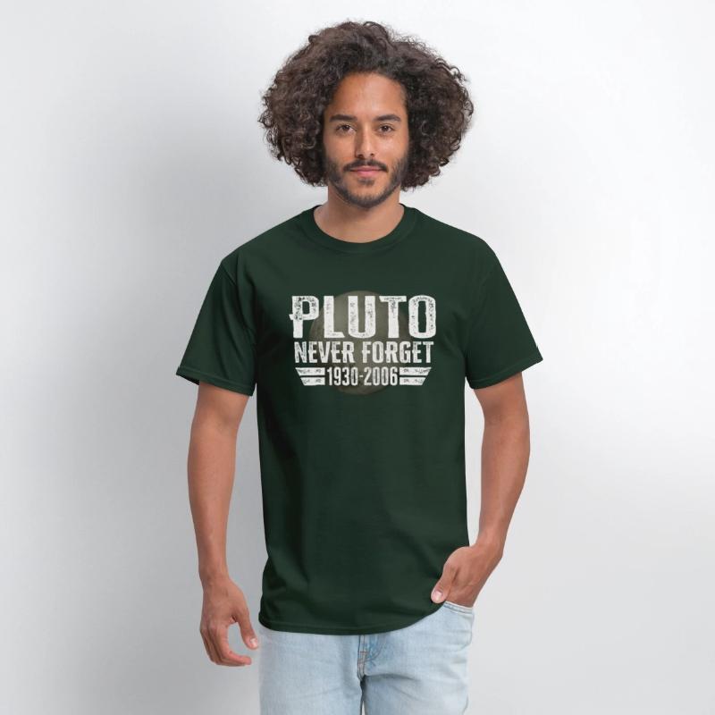 Never Forget Pluto Design Retro Style Funny Space