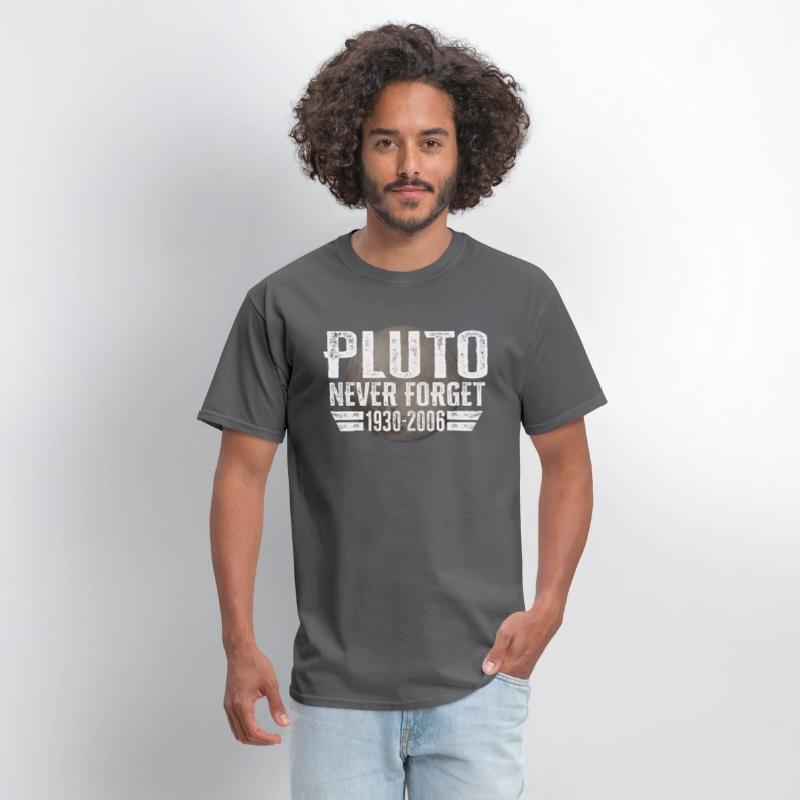 Never Forget Pluto Design Retro Style Funny Space