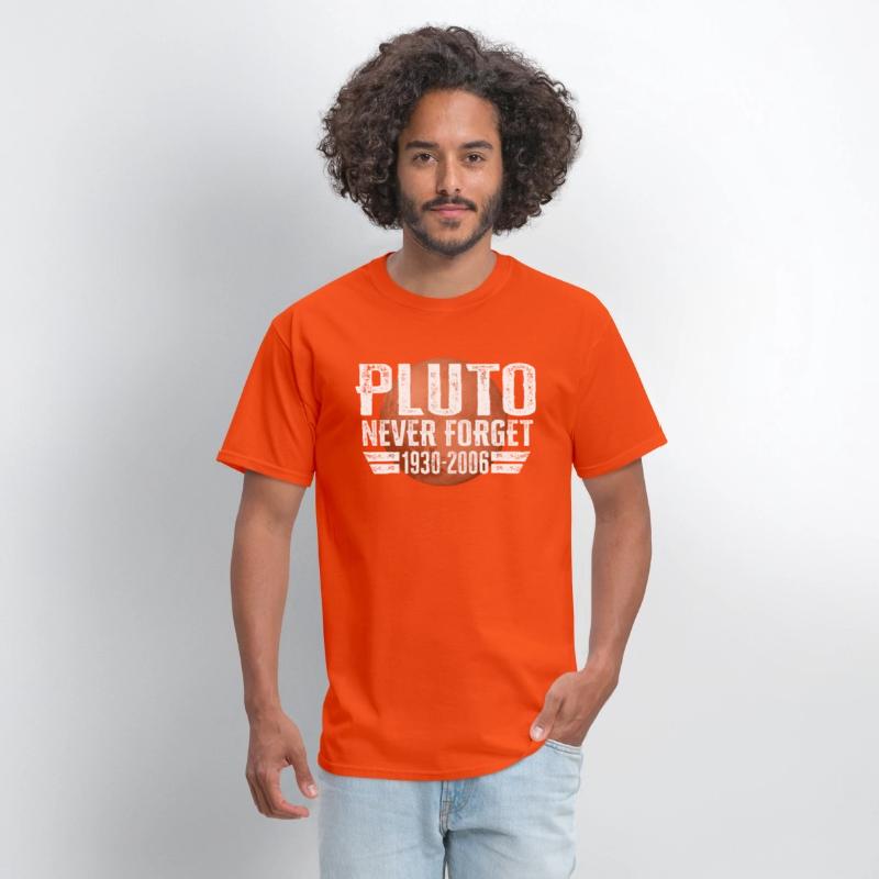 Never Forget Pluto Design Retro Style Funny Space