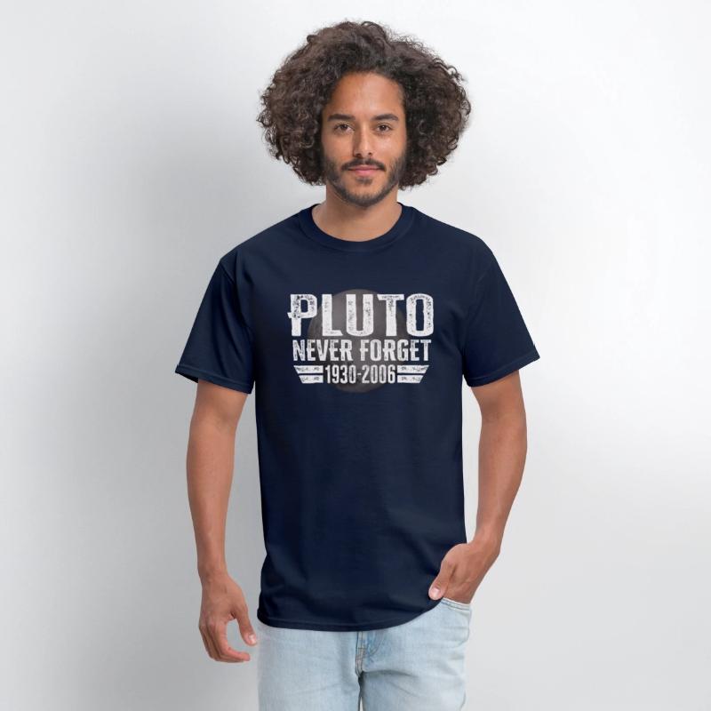 Never Forget Pluto Design Retro Style Funny Space