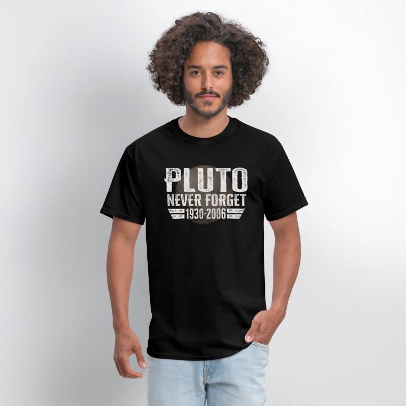 Never Forget Pluto Design Retro Style Funny Space