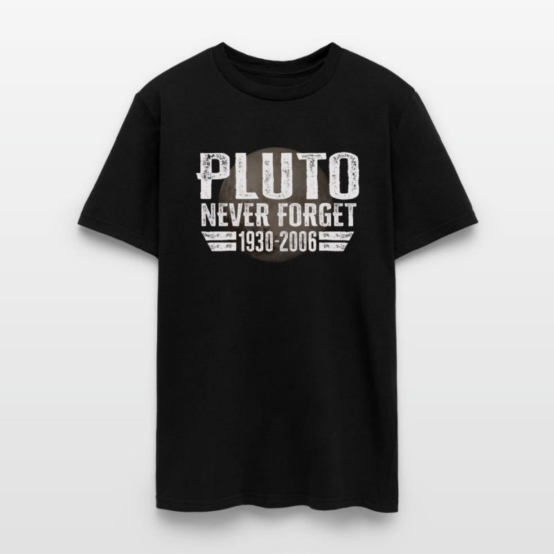 Never Forget Pluto Design Retro Style Funny Space