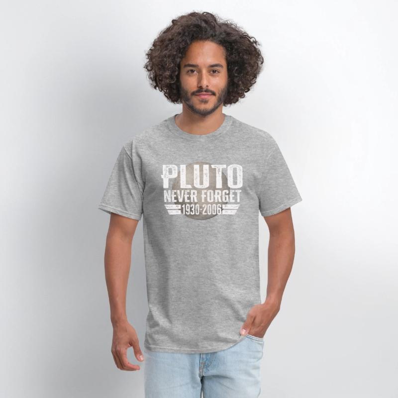 Never Forget Pluto Design Retro Style Funny Space