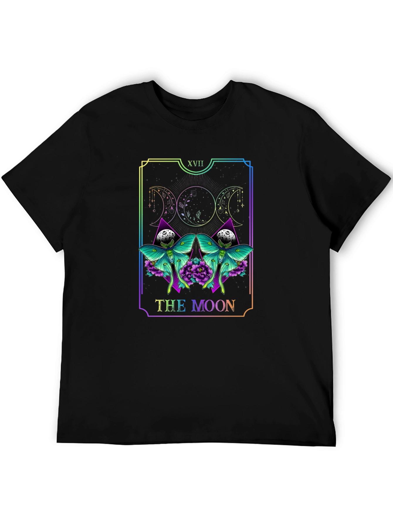 The Moon Tarot Card T-Shirt - Gothic Witchy Tee