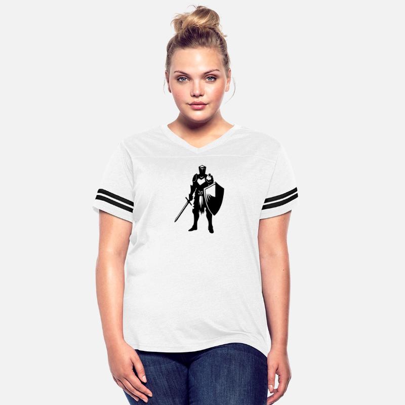 Noble Knight With Shield And Sword