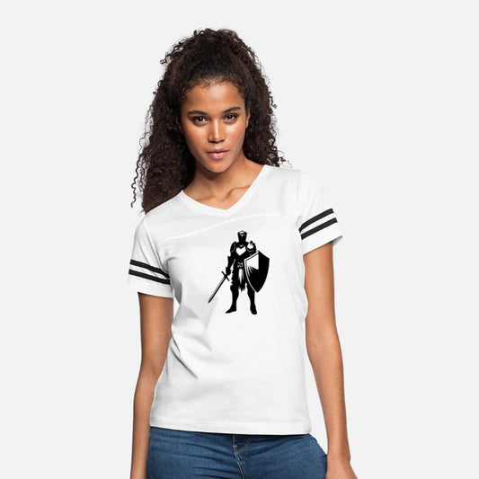 Noble Knight With Shield And Sword