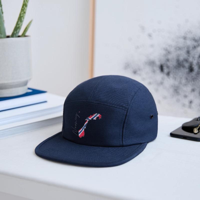 Norway Flag in Norway Map EN