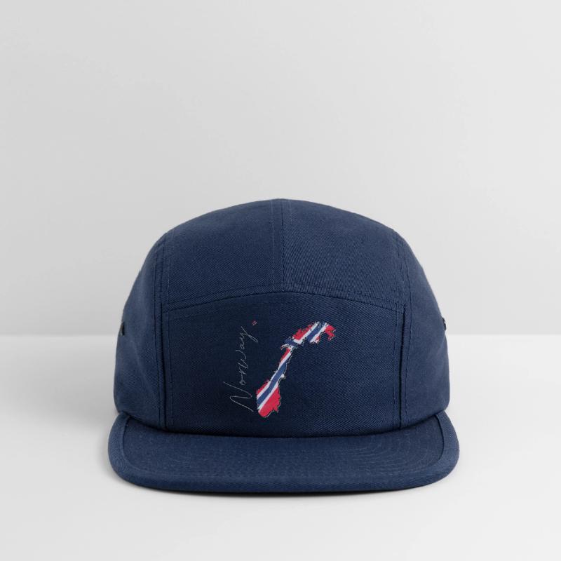 Norway Flag in Norway Map EN