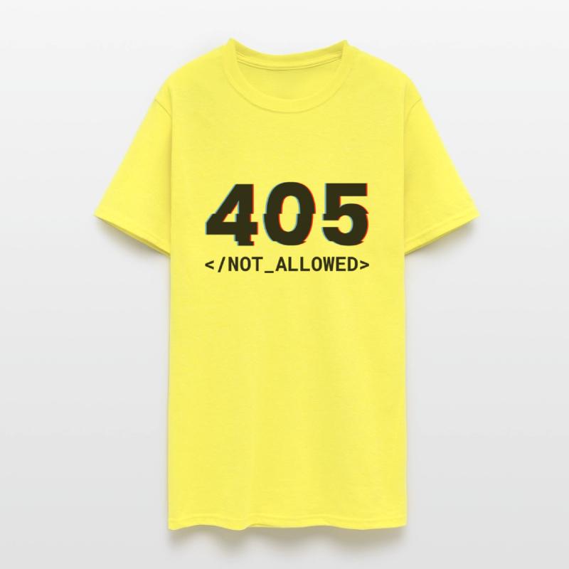 Not Allowed 405 in Black Color
