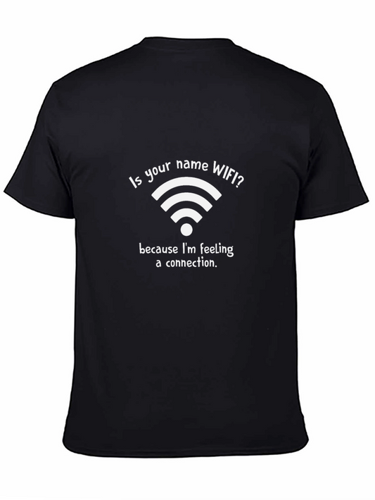 WiFi Connection Funny Graphic T-Shirt