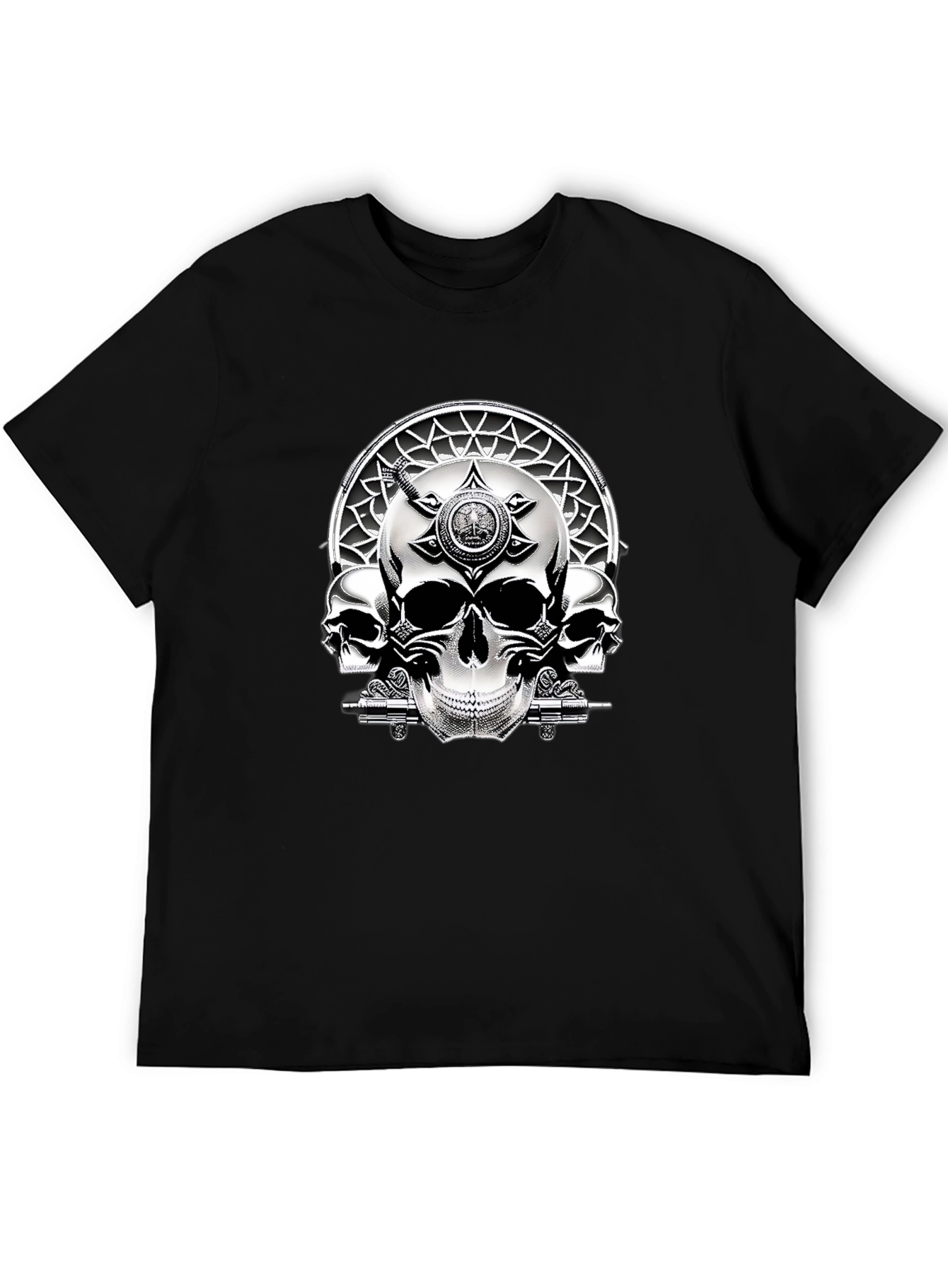 Skull Graphic Black T-Shirt