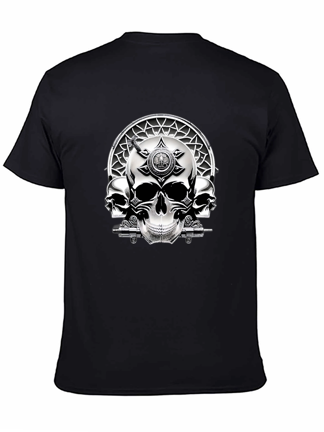 Skull Graphic Black T-Shirt