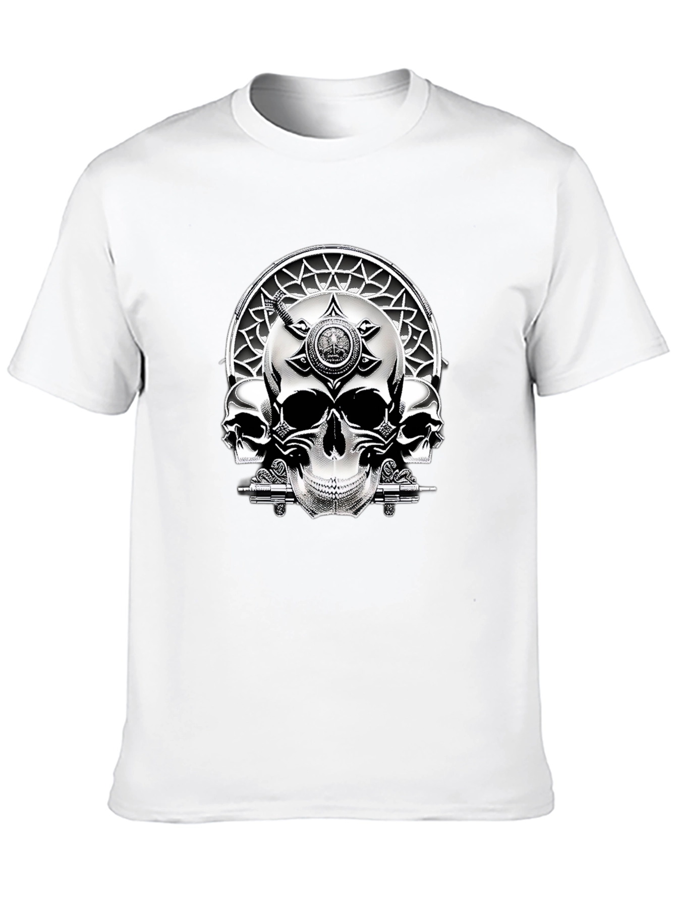 Skull Graphic Black T-Shirt
