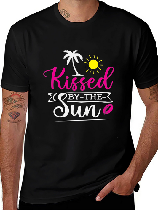 Kissed By The Sun Graphic Tee Black