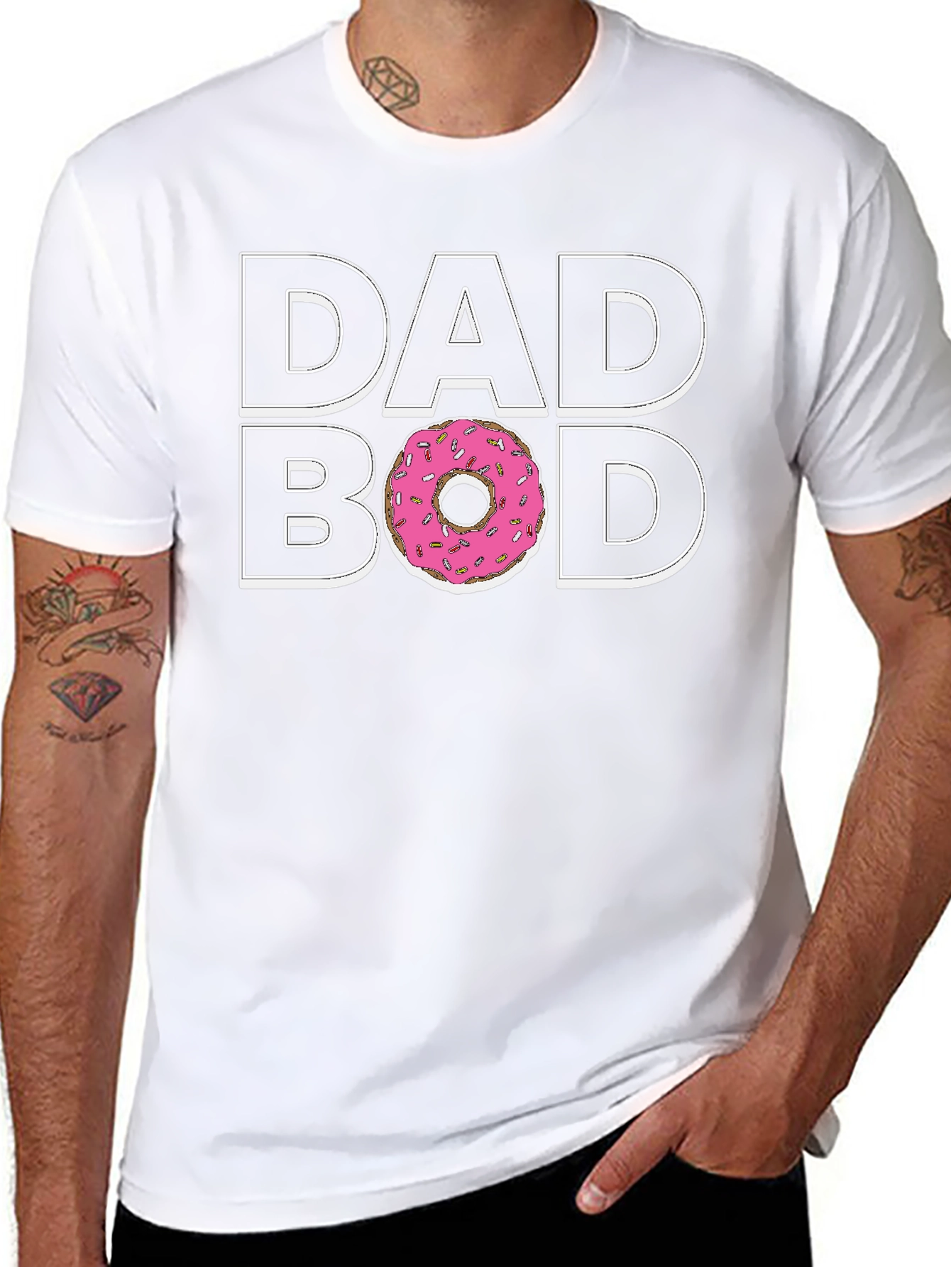 Dad Bod Donut T-Shirt - Funny Fathers Day Gift