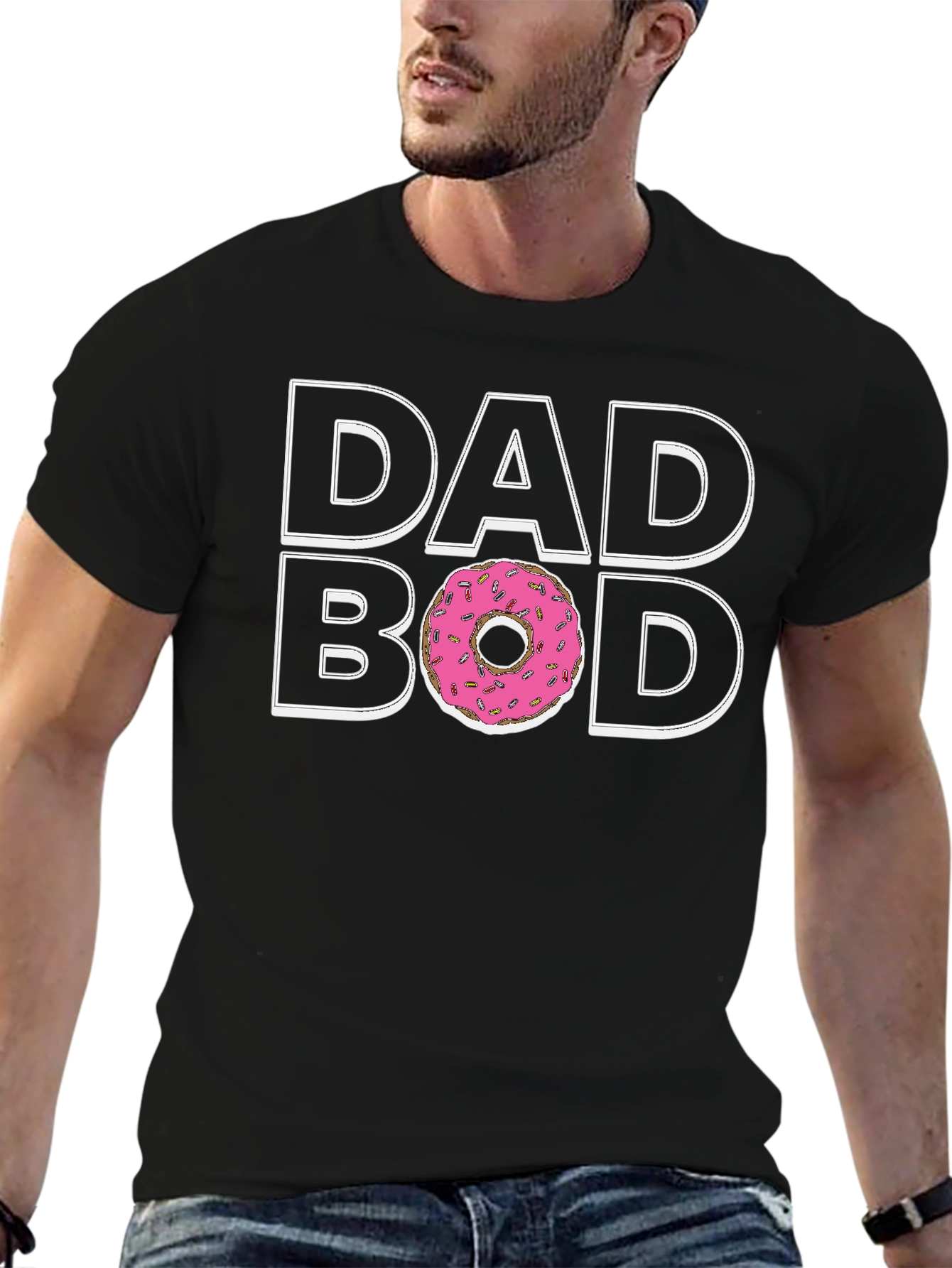 Dad Bod Donut T-Shirt - Funny Fathers Day Gift