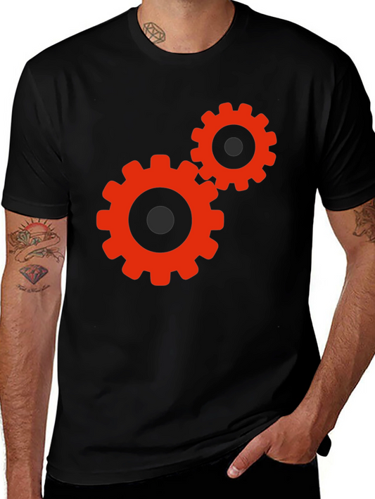 Cog Graphic Tee - Black
