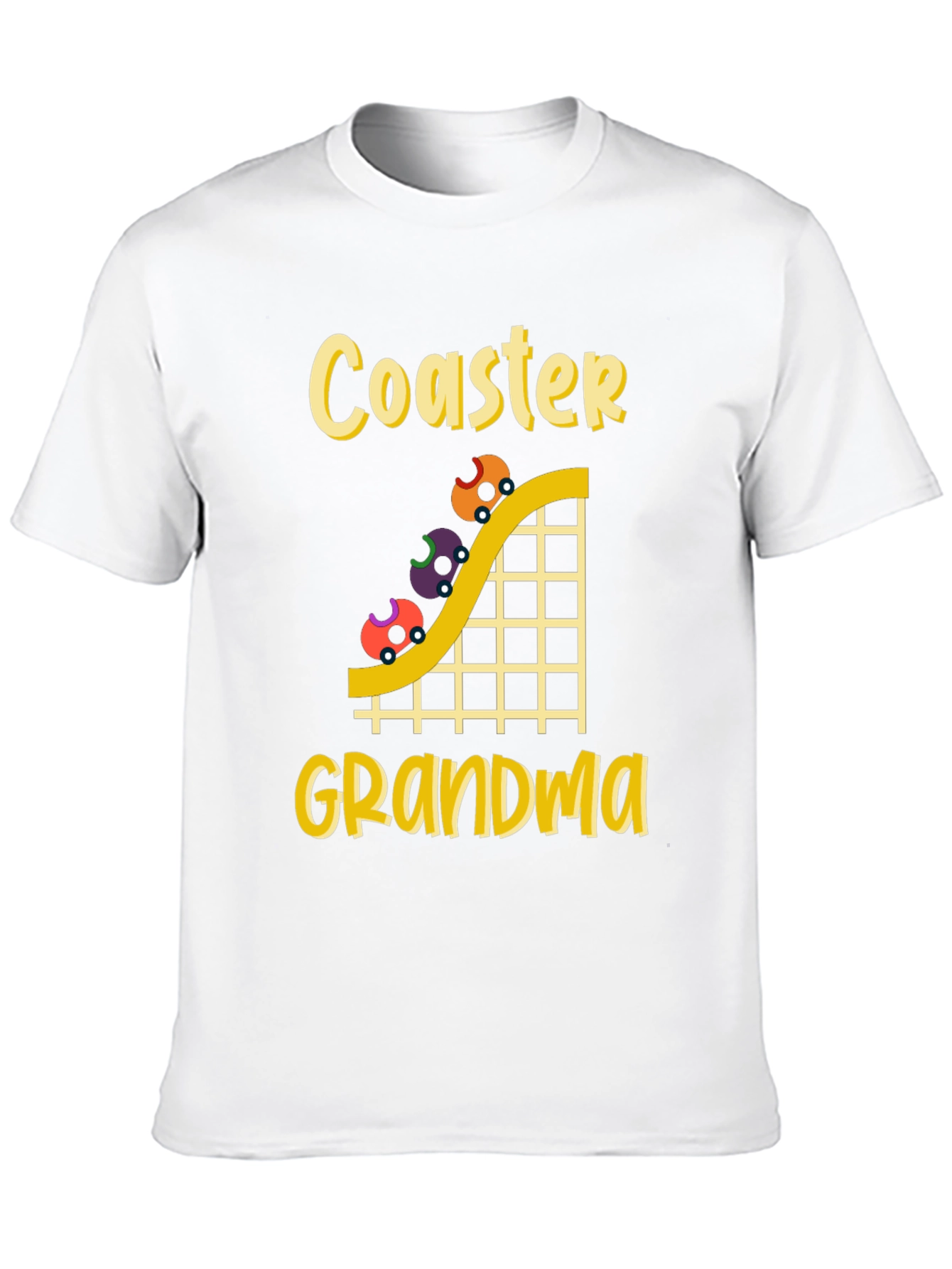 Coaster Grandma Black T-Shirt
