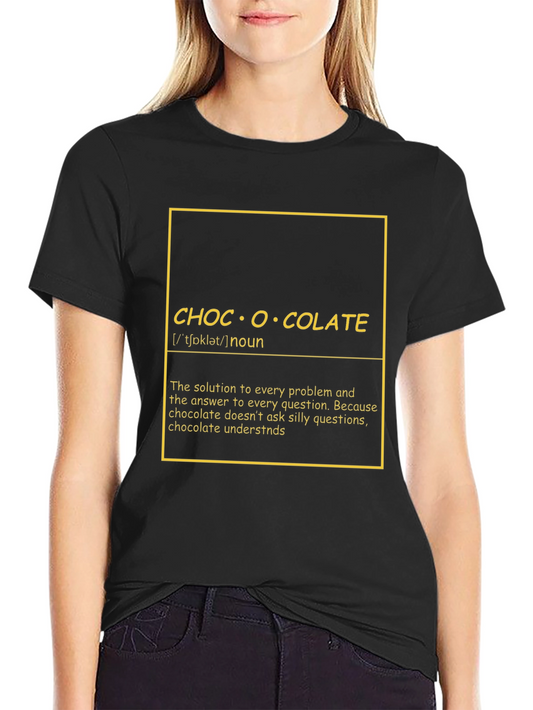 Chocolate Definition T-Shirt - Funny Foodie Tee
