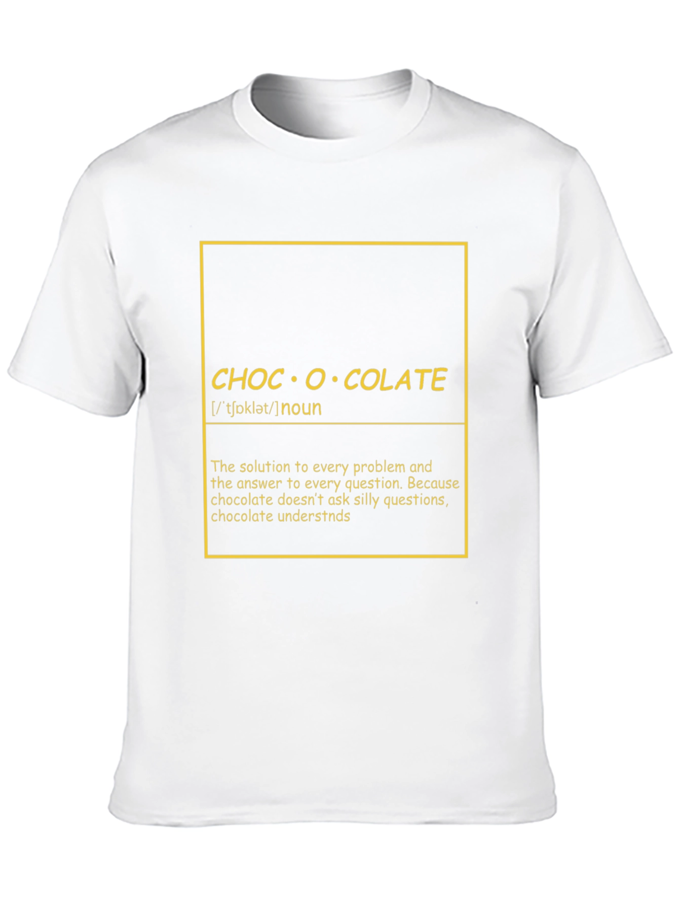 Chocolate Definition T-Shirt - Funny Foodie Tee
