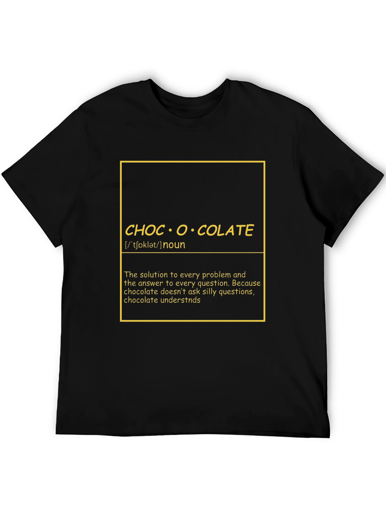Chocolate Definition T-Shirt - Funny Foodie Tee
