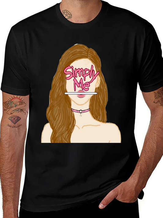 Simply Me Graphic T-Shirt - Black