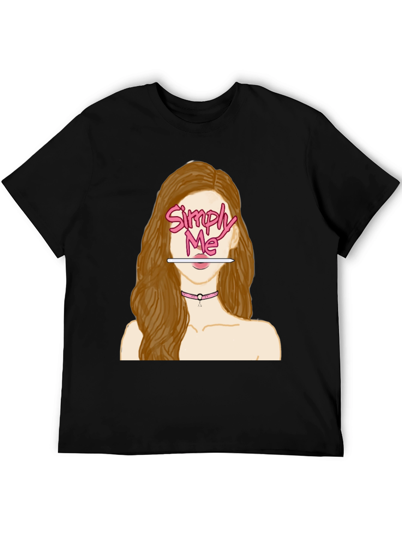 Simply Me Graphic T-Shirt - Black