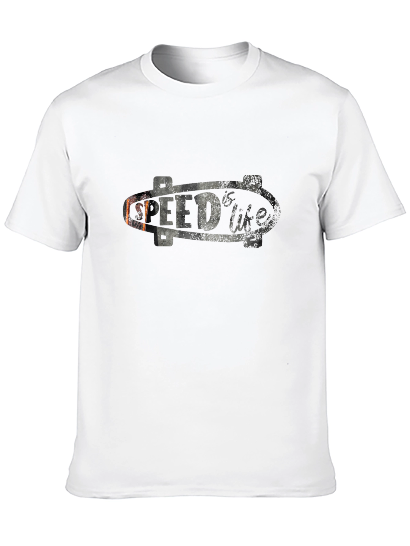 Skateboard Graphic Black T-Shirt